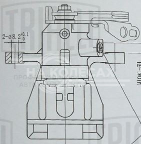 Суппорт тормозной для автомобилей Ford Mondeo IV (07-)/Galaxy (06-) задний правый d=38мм