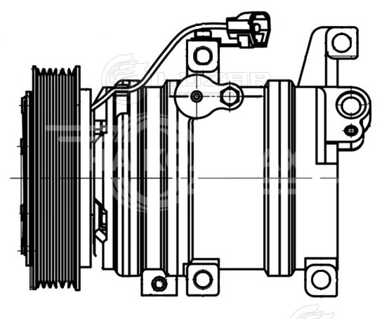 Компрессор кондиционера для автомобилей Mazda 6 (GG) (02-)