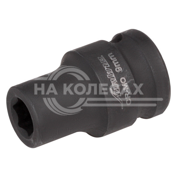 Головка ударная торцевая 1/2&quot; DR шестигранная 9мм L=38 мм