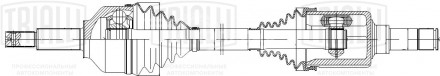 Привод левый для автомобилей Ford Transit (13-) 2.2TDCi VMT6
