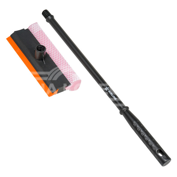 Щетка для мытья стекол с поролоном и водосгоном (52см)