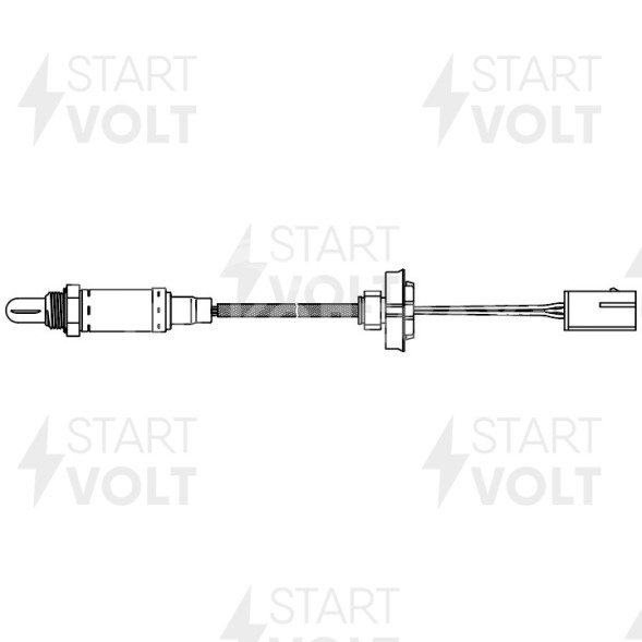 Датчик кислорода для автомобилей Daewoo Matiz (98-) 0.8i/1.0i до/после катализатора