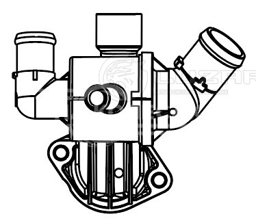 Термостат для автомобилей VW Tiguan (08-) 2.0D [CFFB] (87°С) (с корпусом)