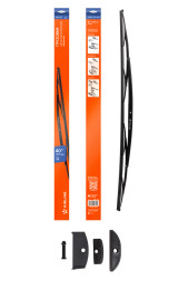 Щетка стеклоочистителя 1000 мм (40&quot;) каркасная грузовая 3 адаптера &quot;Clasp&quot; в комплекте