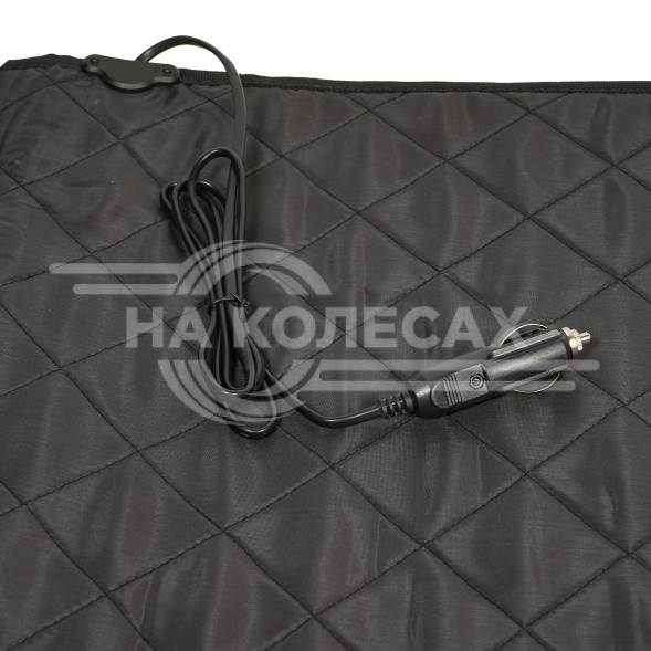 Накидка с подогревом Эко 12В, 35 Вт, 84*42 см, стеган.полиэстер, черная