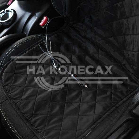 Накидка с подогревом Эко 12В, 35 Вт, 84*42 см, стеган.полиэстер, черная