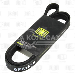 Ремень приводной для автомобилей ГАЗ 3302 Газель/2217 Соболь (560 Steyr) c ГУР; Chery Amulet (A15) (03-)/Tiggo (T11) (06-)/Fora (A21) (06-) (6PK1630)