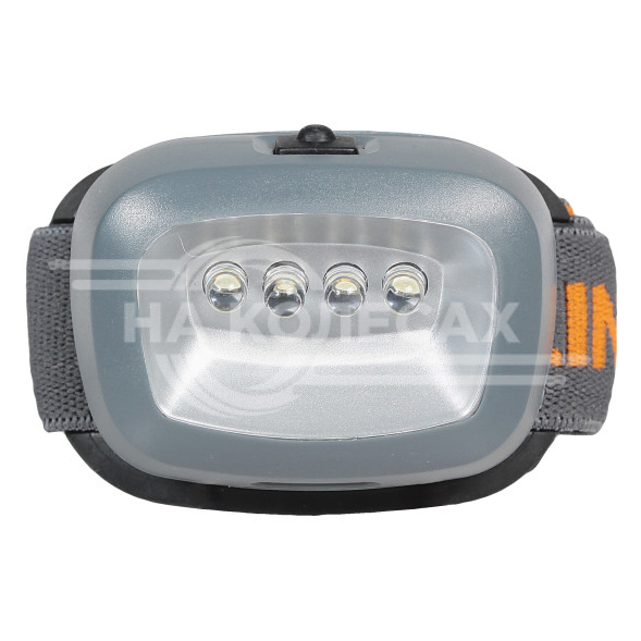 Фонарь налобный на батарейках LEDx4