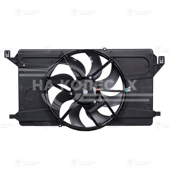 Электровентилятор охлаждения для автомобилей Focus II (03-) 1.4i/1.6i (с кожухом)