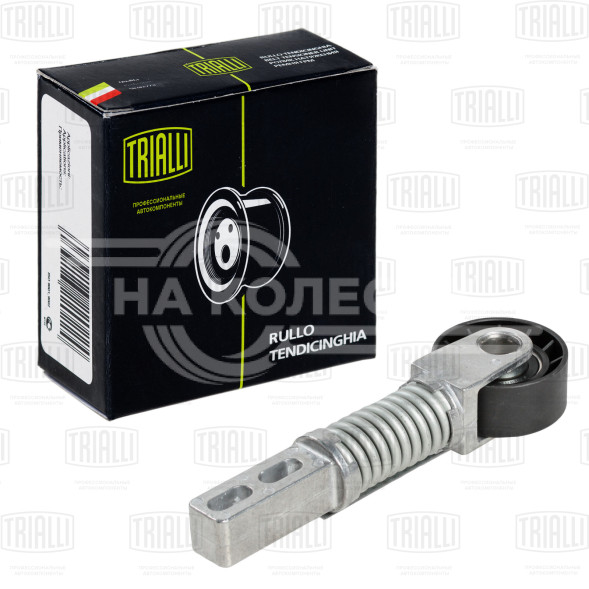 Ролик приводного ремня для автомобилей Renault Megane (95-) 1.9dTi (с натяжным механизмом) пружина расположеная прямо