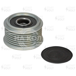 Шкив с обгонной муфтой генератора для автомобилей Hyundai H-1 (06-)/Kia Sorento (06-) 2.5CRDi