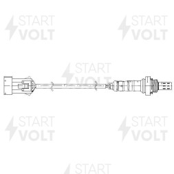 Датчик кислорода для автомобилей Peugeot 308 (07-)/408 (12-)/Citroen C4 (11-) 1.6i после катализатора