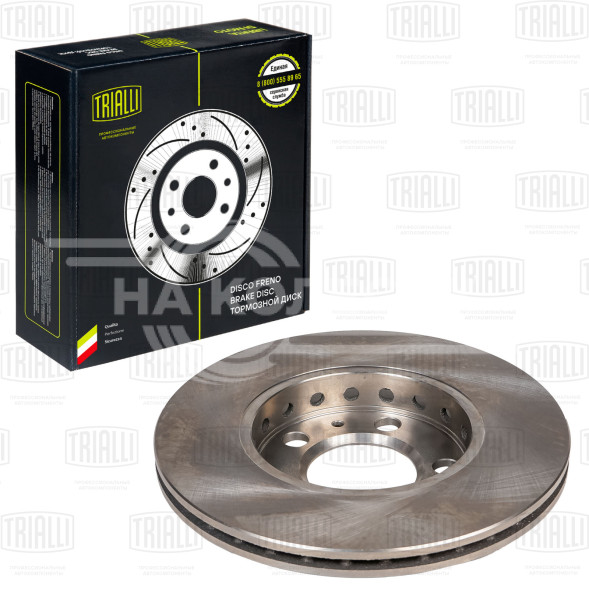 Диск тормозной для автомобилей Skoda Fabia (99-) / VW Polo (01-) передний d=239