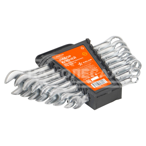 Набор ключей комбинированных 8 пр. (8-17мм) пласт. держатель