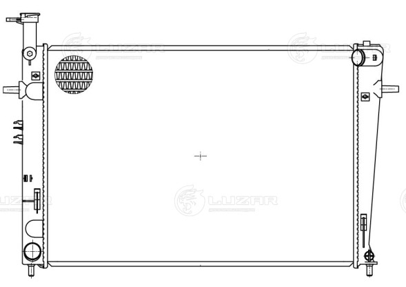 Радиатор охлаждения для автомобилей Tucson/Sportage (04-) 2.0i MT (тип Halla)