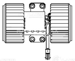 Электровентилятор отопителя для автомобилей BMW X5 (E53) (00-)/5 (E39) (95-) (manual A/C)