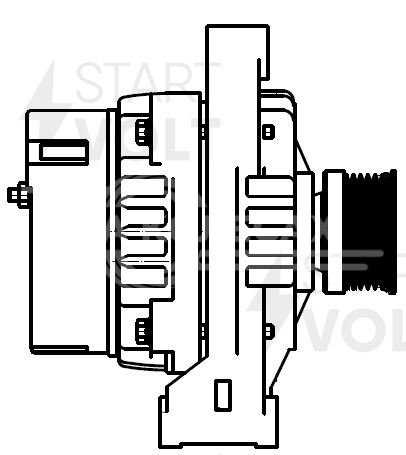Генератор для автомобилей Лада 2110-2115 и модификации 120A