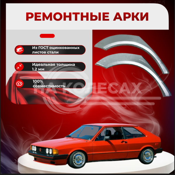 Ремонтные задние арки Volkswagen Scirocco