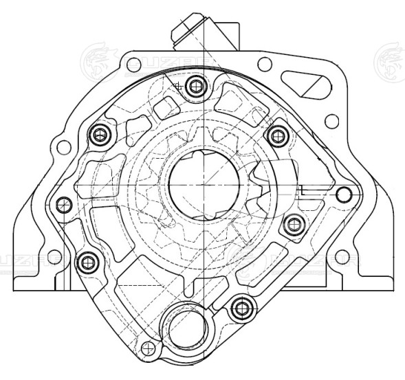 Насос масляный для автомобилей Лада 2108
