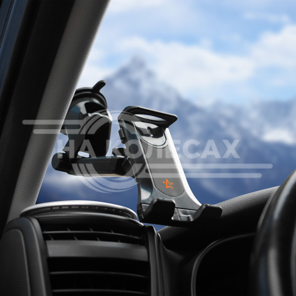 Держатель для планшета автомобильный на лобовое стекло/торпедо