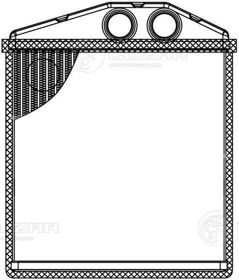 Радиатор отопителя для автомобилей Corsa C (00-)/Combo C (01-)