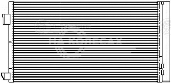 Радиатор кондиционера для автомобилей F-Pace (16-)/XE (15-)/XF (15-)  2.0T