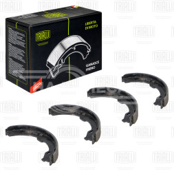 Колодки тормозные для автомобилей Mercedes E-Class (W211) (02-) барабанные стояночного тормоза 180x25