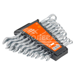 Набор ключей комбинированных 10 предметов (8-19мм) пласт. держатель