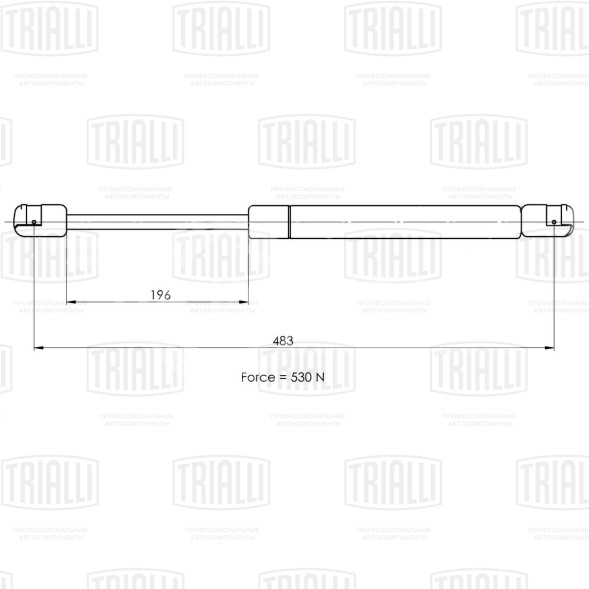 Амортизатор (упор) крышки багажника для автомобиля Ford Focus II (05-) хетчбэк