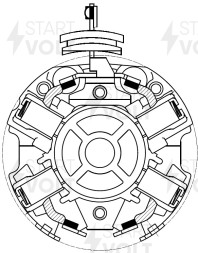 Узел щеточный стартера для автомобилей VAG Transporter T5 (03-)/Multivan V (03-) 1.9TDI