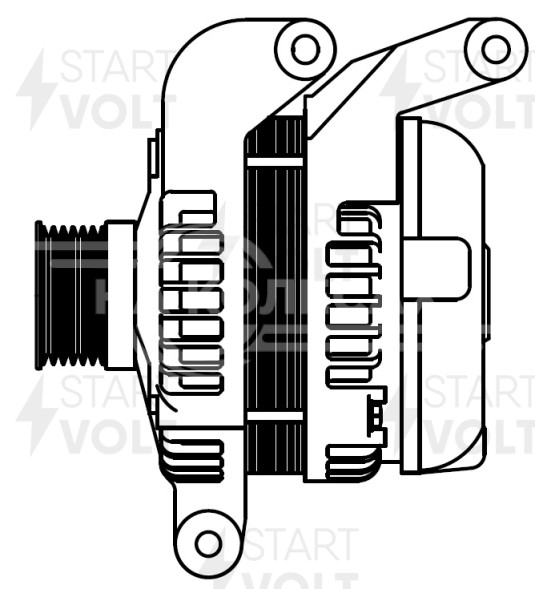 Генератор для автомобилей Ford Focus II (04-)/C-Max (04-) 2.0i 150A