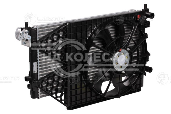 Блок охлаждения (радиатор+конденсор+вентилятор) для автомобилей Polo (09-)/(20-)