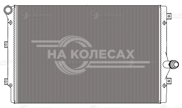 Радиатор охлаждения для автомобилей Octavia A5 (04-)/VW Golf V (03-)/Passat (05-) 1.6D/2.0D/2.0T