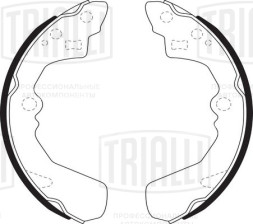 Колодки тормозные барабанные для автомобилей Suzuki Liana (02-) 200x30