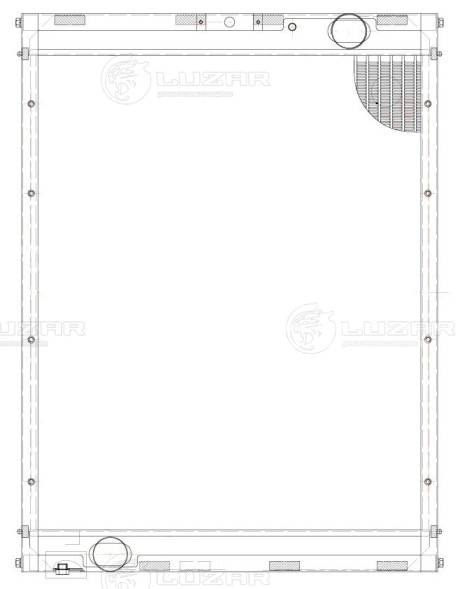 Радиатор охлаждения для автомобилей КАМАЗ 43118 E-5