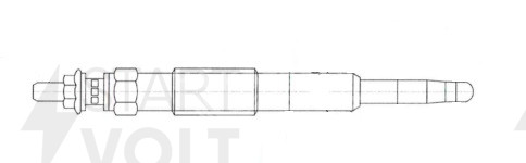 Свеча накаливания для автомобилей Renault Kangoo (97-) 1.9d