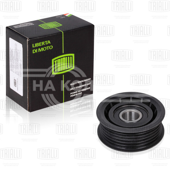 Ролик приводного ремня для автомобилей SsangYong Kyron (05-)/Actyon (05-) 2.0XDi/VW Touareg (02-)/Audi Q7 (06-) 2.5TDi/2.7TDi/3.0TDI /Mercedes Sprinter (00-)/M W164 (05-) (опорный)