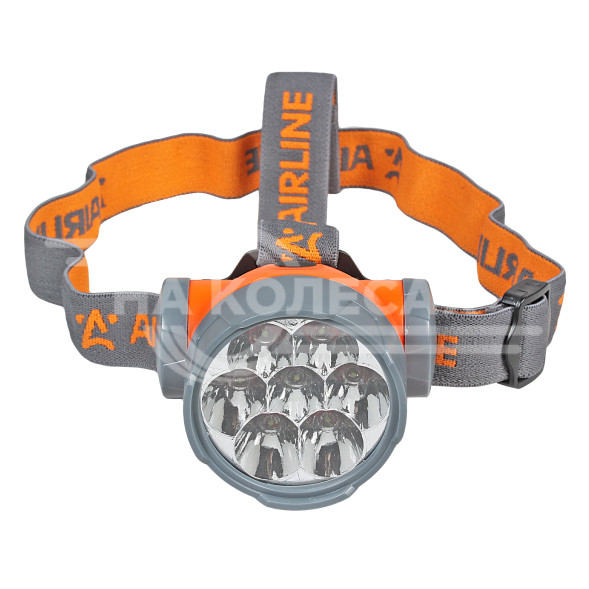 Фонарь налобный на батарейках LEDx7 большой