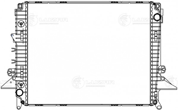 Радиатор охлаждения для автомобилей Land Rover Discovery (04-)/(09-)/Range Rover Sport (05-) 2.7TD M/A