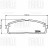 Колодки тормозные для автомобилей Toyota Mark II X90 (92-) дисковые задние для тормозной системы Akebono