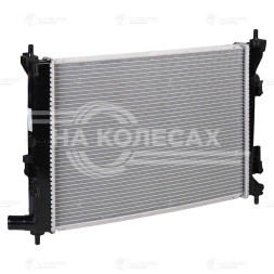 Радиатор охлаждения для автомобилей Solaris (10-)/Rio (10-) MT (паяный)
