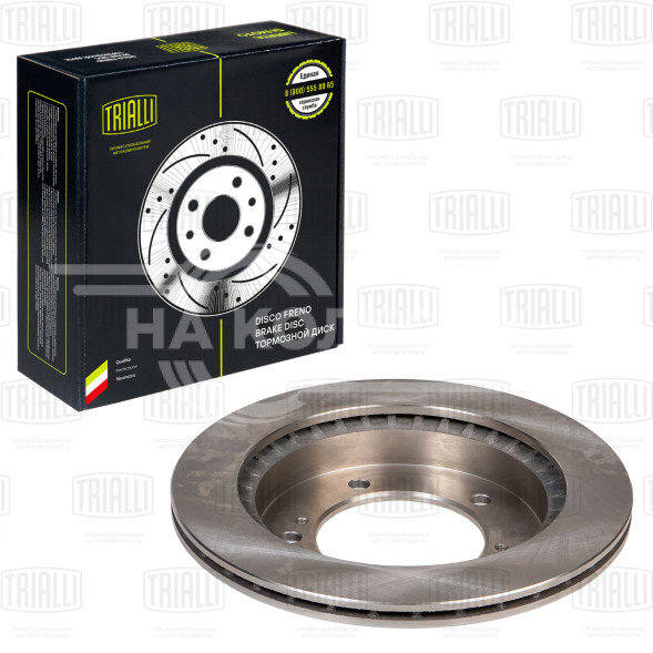 Диск тормозной передний для автомобилей Suzuki Jimny (03-)/Escudo (88-) d=287 окрашенный