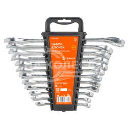 Набор ключей комбинированных 12 предметов (8-22мм) пласт. держатель