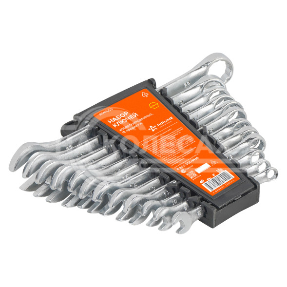 Набор ключей комбинированных 12 предметов (8-22мм) пласт. держатель