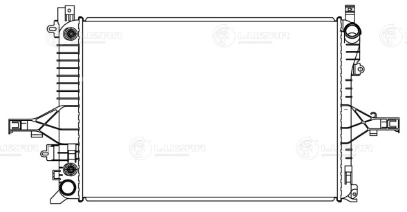 Радиатор охлаждения для автомобилей S60/S80 AT