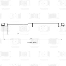 Амортизатор (упор) крышки багажника для автомобиля Ford Focus III (11-) хетчбэк