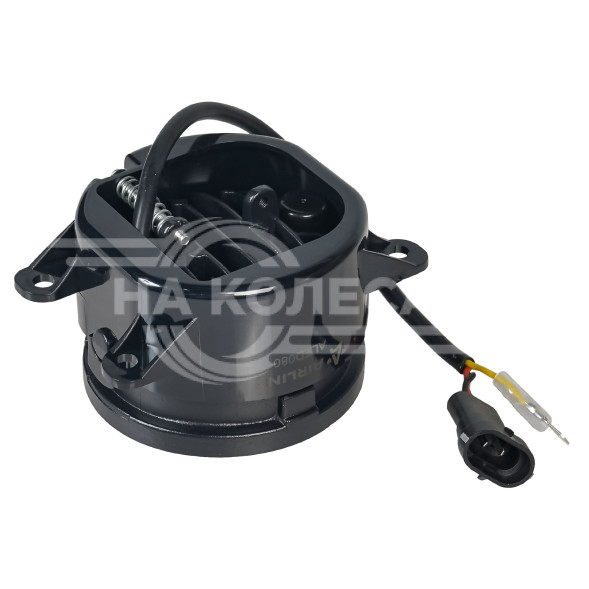 Фара светодиодная с регулируемой световой границей, 32Вт Белый/Ободок, D-90мм, компл. 2 шт. PRO