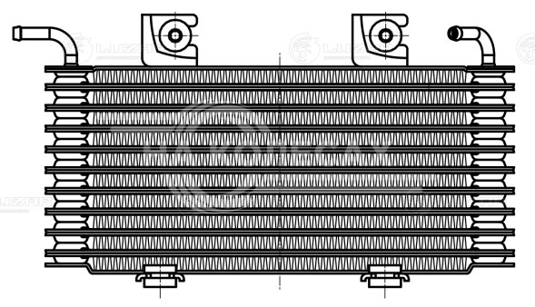 Радиатор масляный для автомобилей Nissan Qashqai (06-) 1.6i/2.0i AT