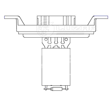 Резистор электровентилятора отопителя для автомобилей VW Transporter T5 (03-)/Touareg (02-) (manual A/C)