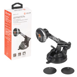 Держатель для телефона автомобильный на торпедо/лоб. стекло магнитный с телескоп. кроншт.